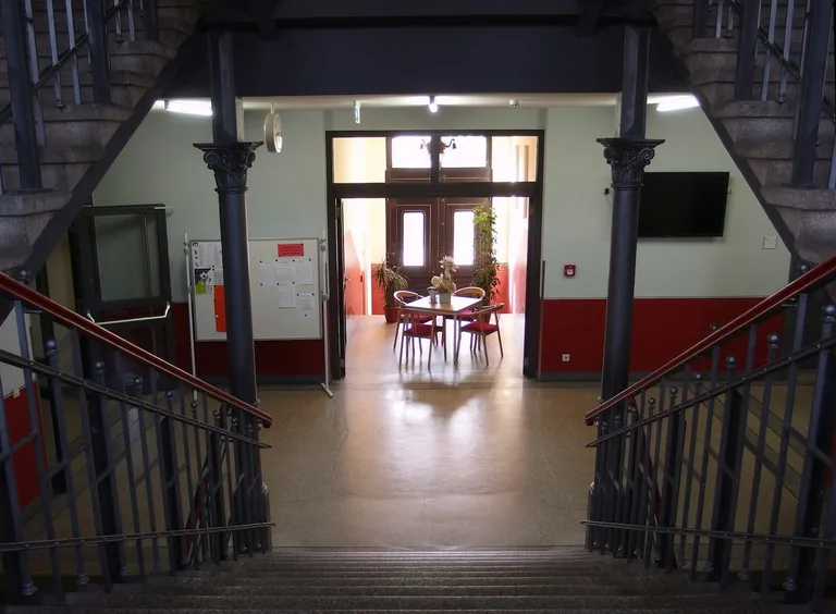 Clean commercial staircase and communal area